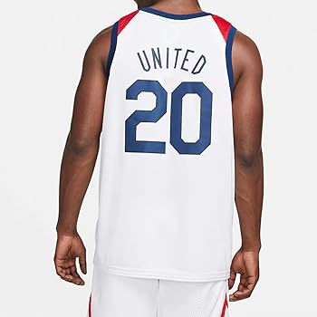 ウェア Nike USA Basketball JOHNSON 15 Magic Johnson #15 USA Basketball Jersey Nike Olympic Dream Team